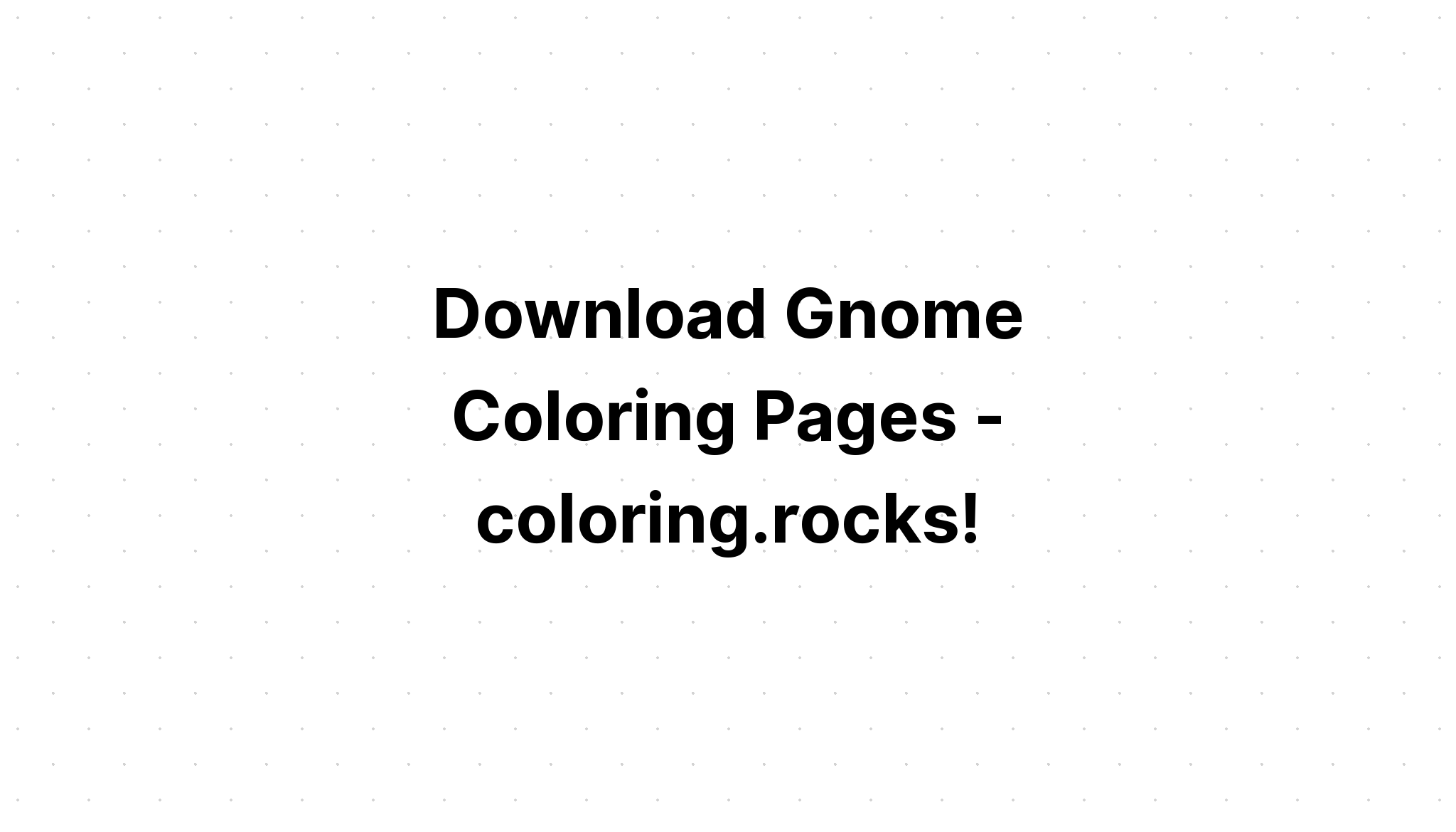 Download Garden Gnome Coloring Set SVG File